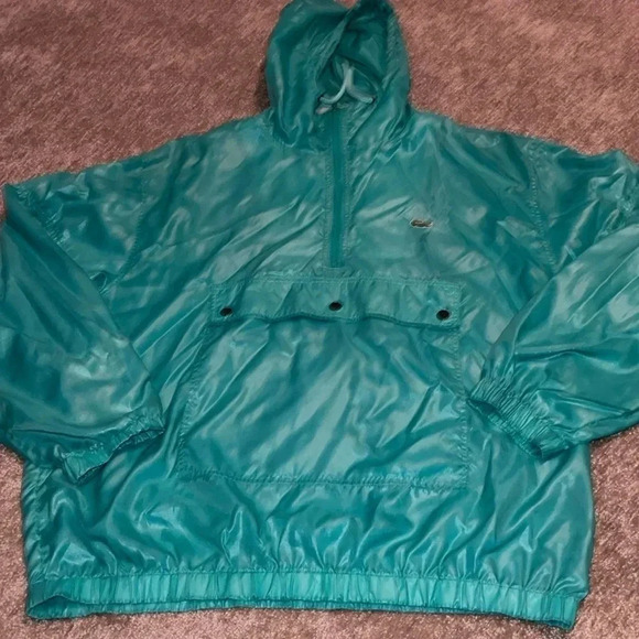 Vintage Izod Lacoste Windbreaker Anorak Packable Jacket. B - Picture 1 of 8